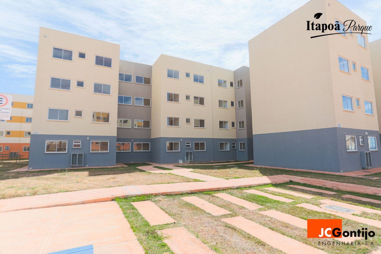 Prédios já entregues e habitados no Itapoã Parque