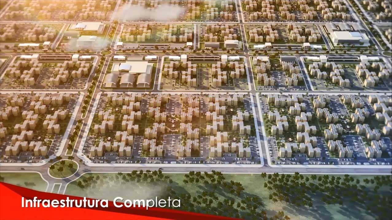 Vista aérea do bairro planejado Itapoã Parque